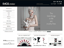 Tablet Screenshot of faceatelier.com